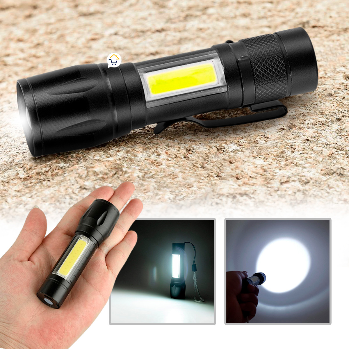 Miniatura 8 de Mini Linterna LED Recargable Luz 511